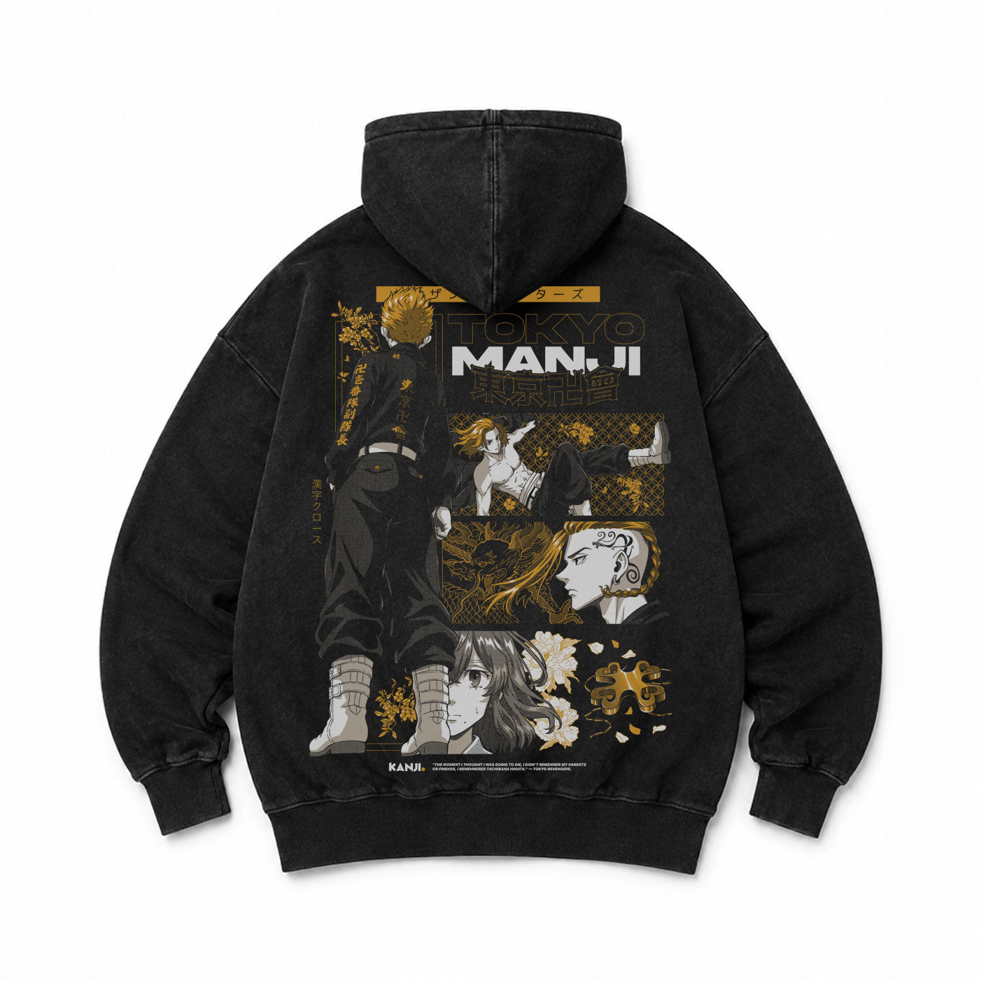 Poleron Oversize Boxy Fit Hoodie Anime Tokyo Revengers