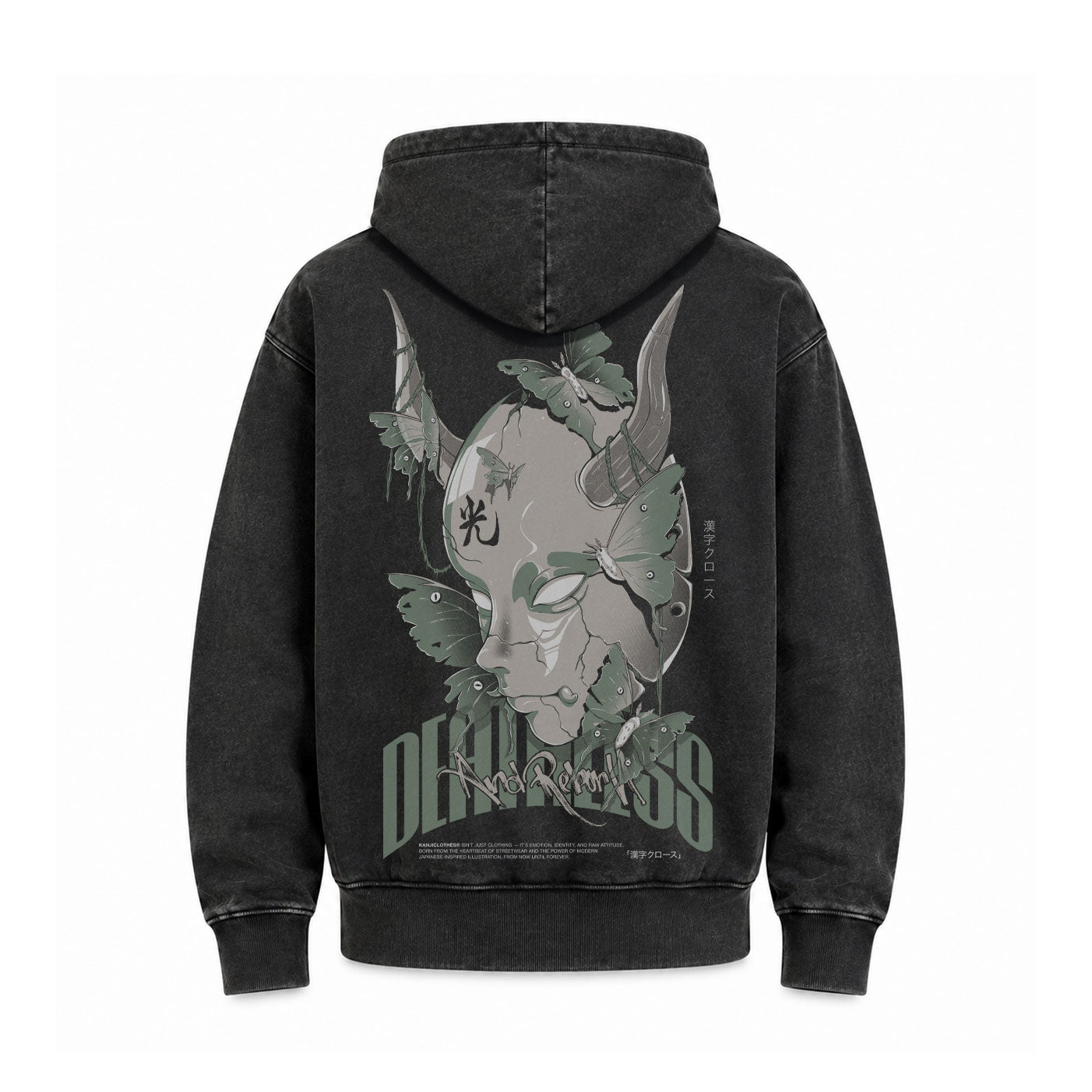 Hoodie Poleron Japones Mascara Polilla