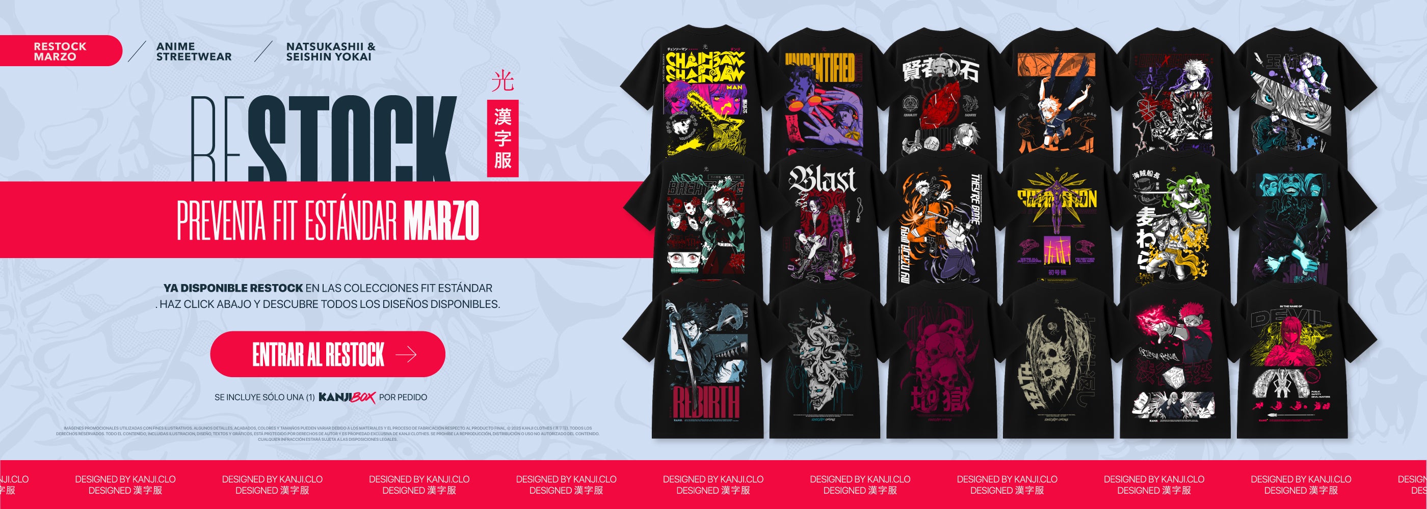Banner Restock Fit Estándar