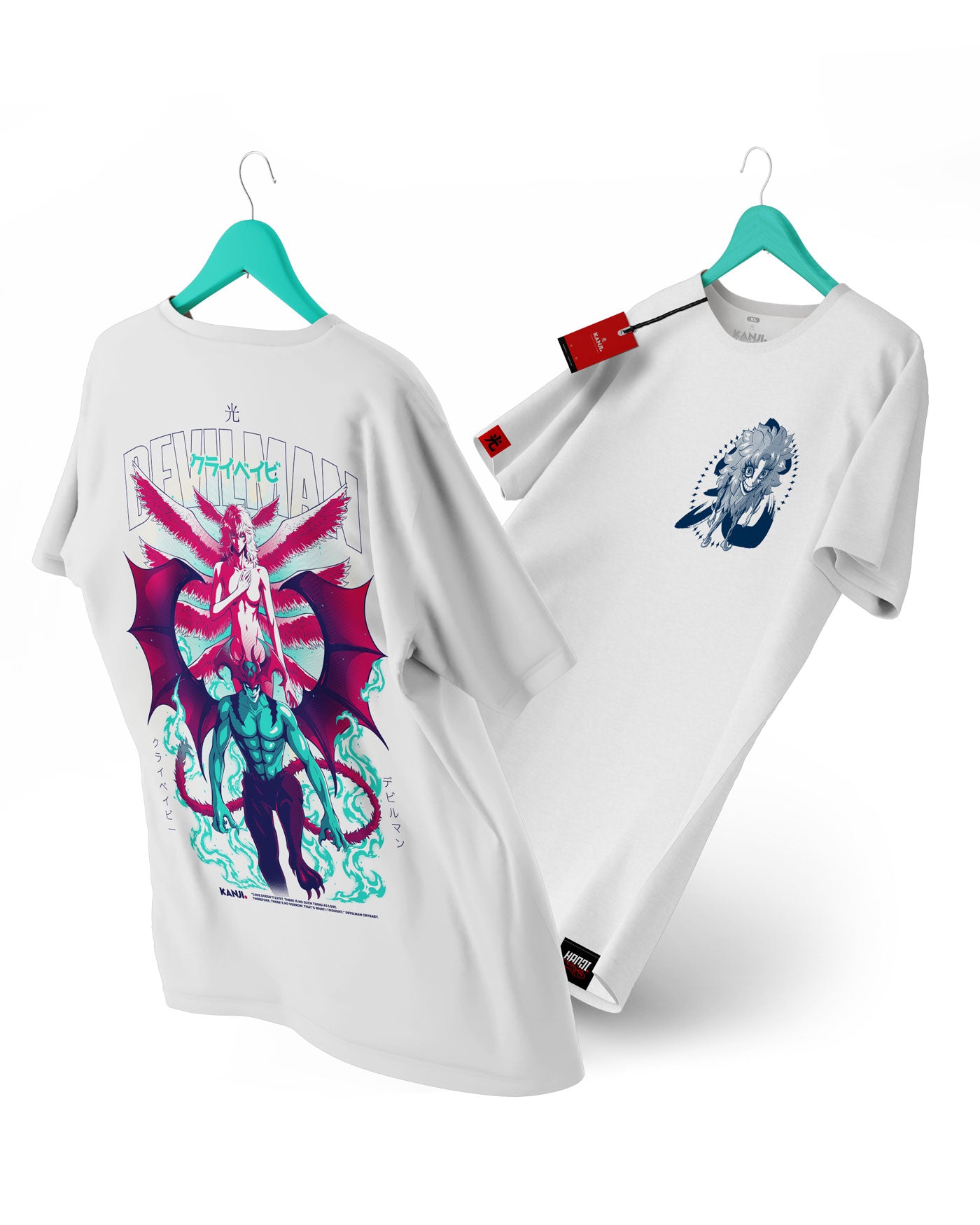 Polera anime con diseño Devilman Crybaby