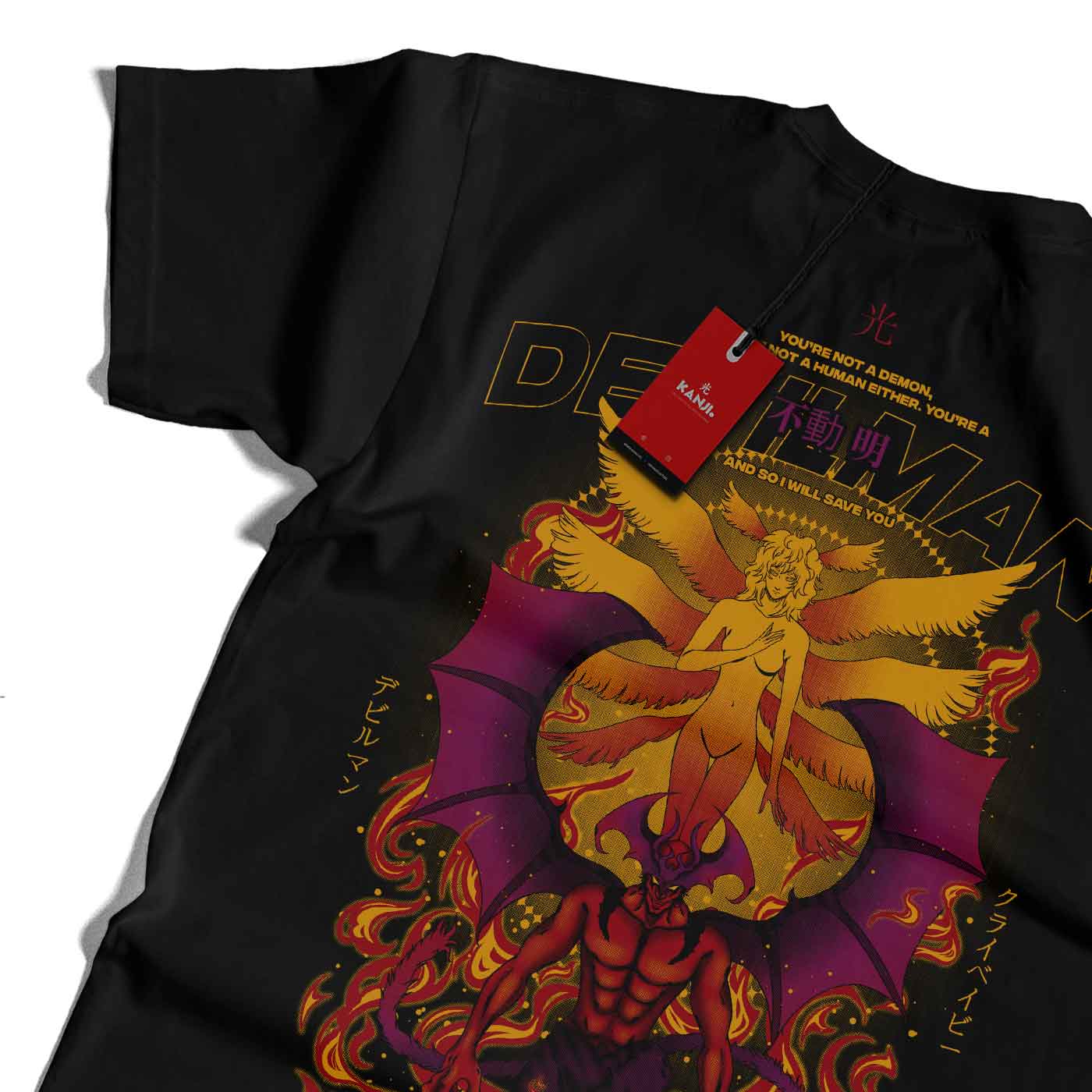 Polera anime con diseño Devilman Crybaby