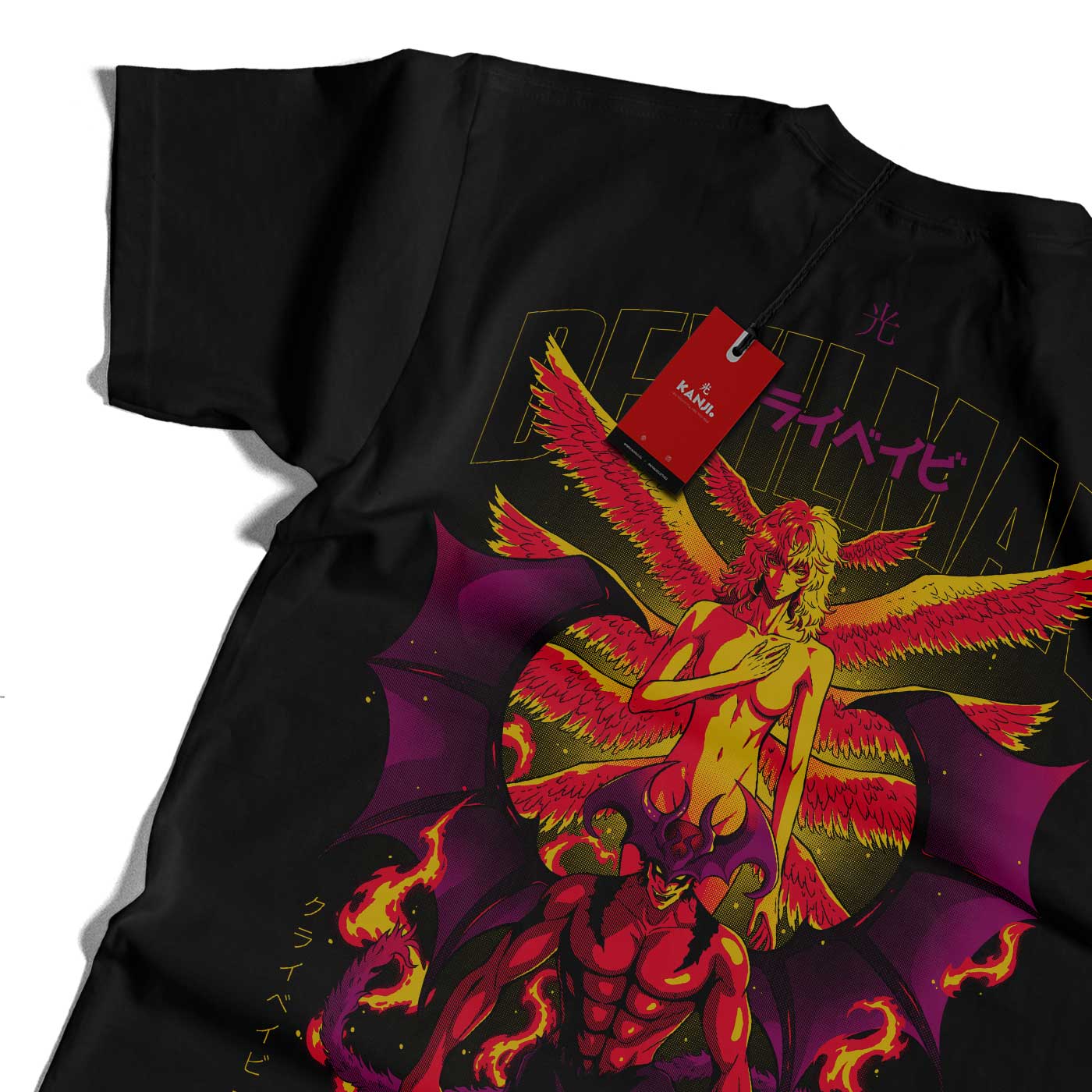 Polera anime con diseño Devilman Crybaby