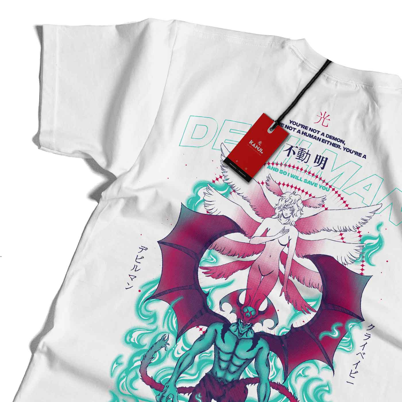 Polera anime con diseño Devilman Crybaby