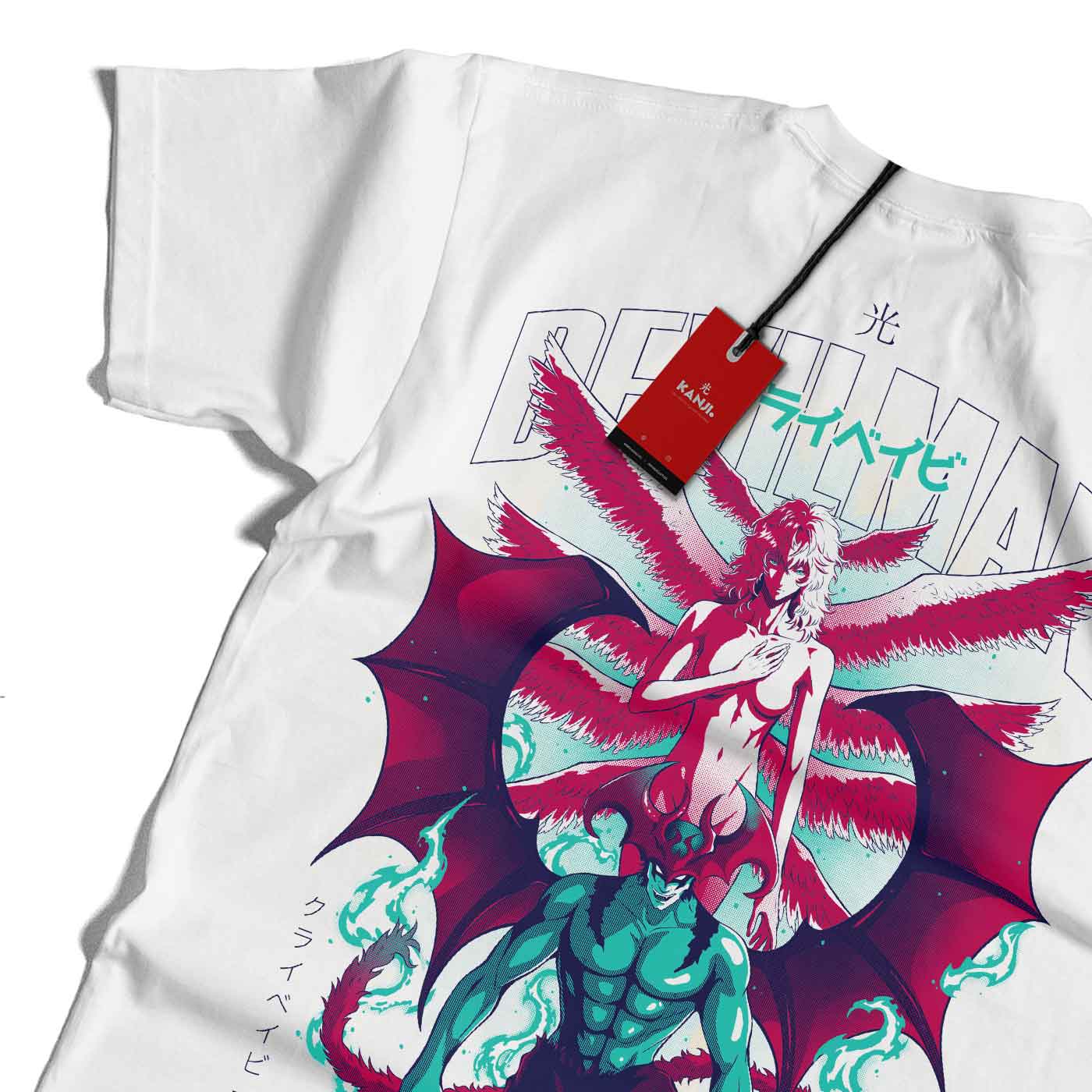 Polera anime con diseño Devilman Crybaby