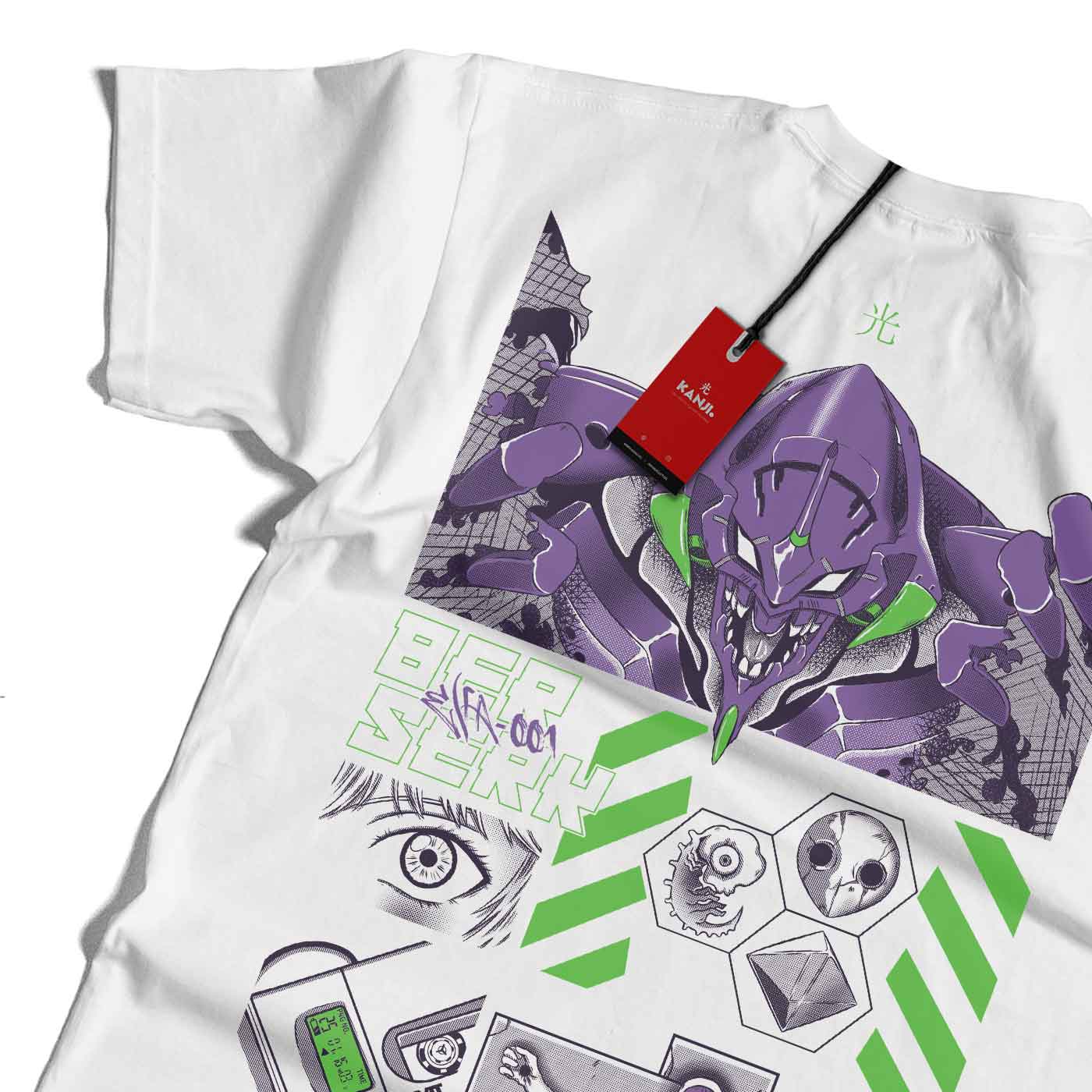 Polera anime con diseño Evangelion 1