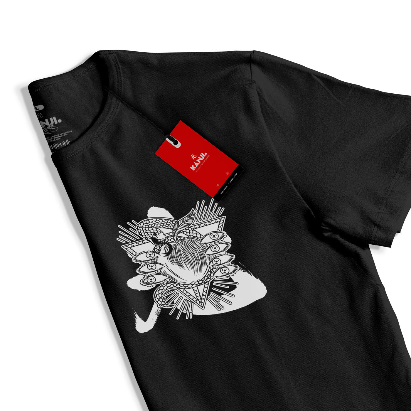 Polera anime con diseño Evangelion 2 #color_negro