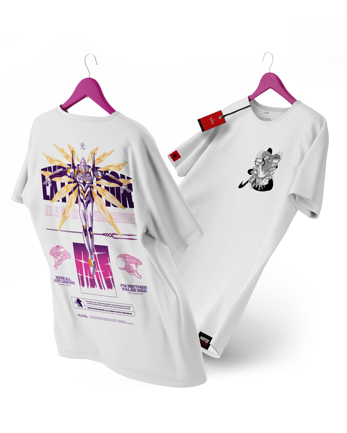 Polera anime con diseño Evangelion 2