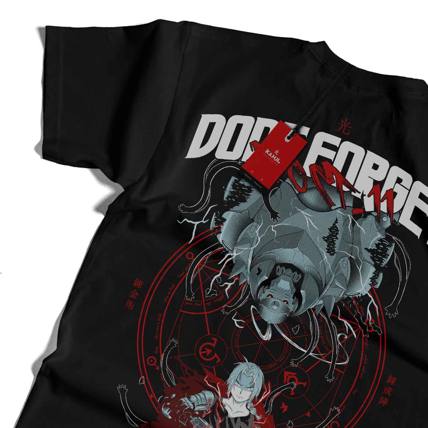 Polera de anime con diseño de Fullmetal