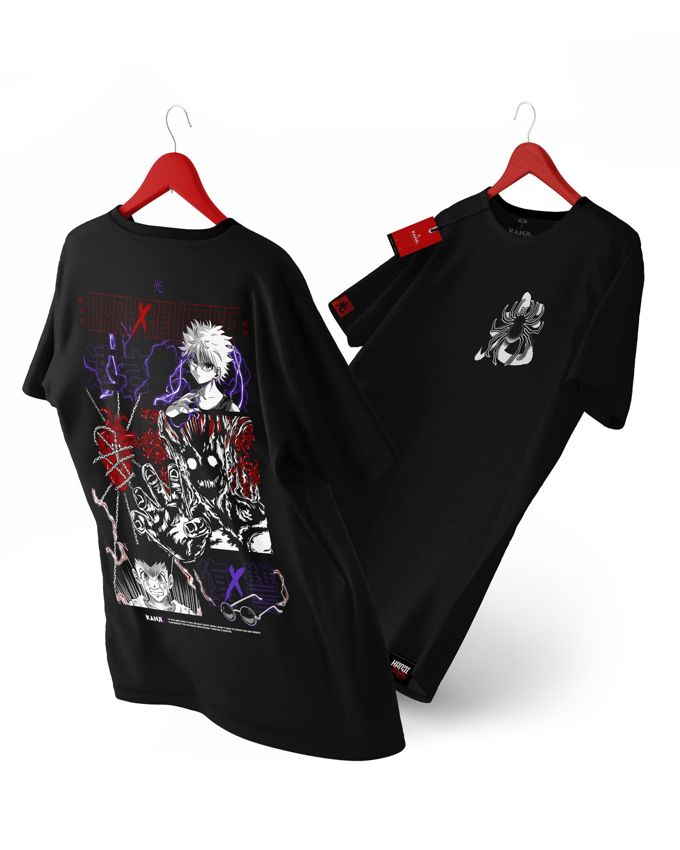 Polera de anime con diseño de Hunter x Hunter