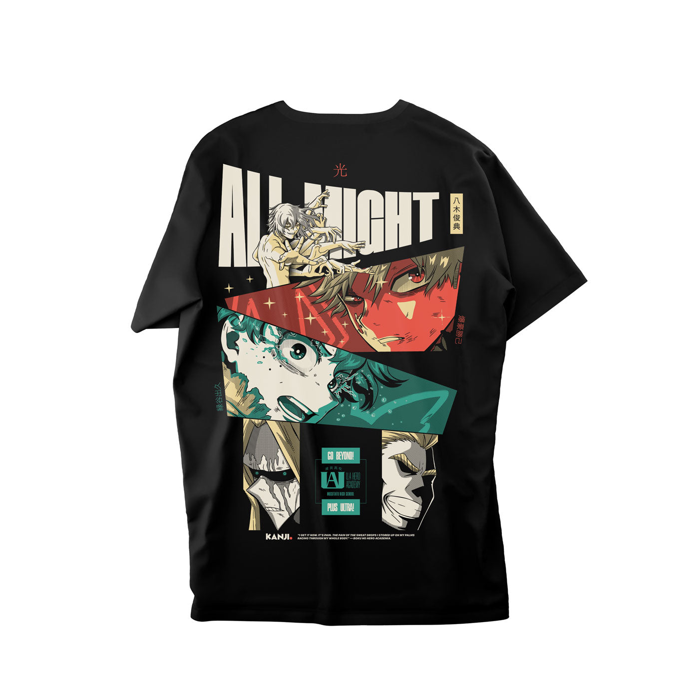 Polera de anime con diseño de My Hero Academia