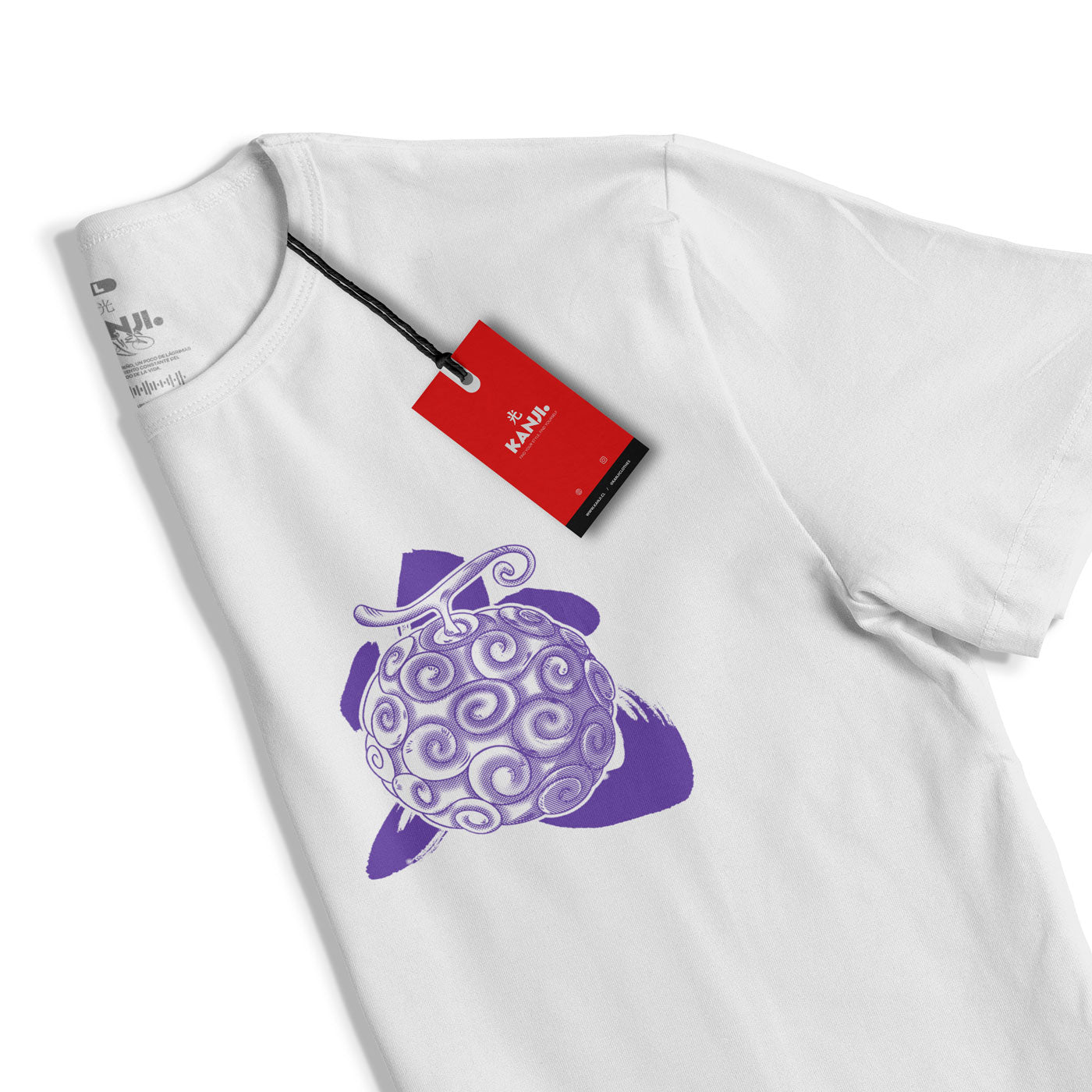 Polera anime con diseño One Piece 2 #color_blanco