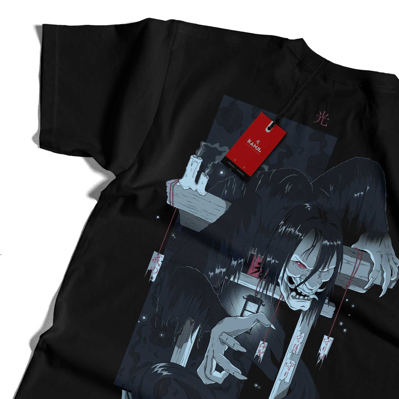 Polera anime con diseño Otoroshi