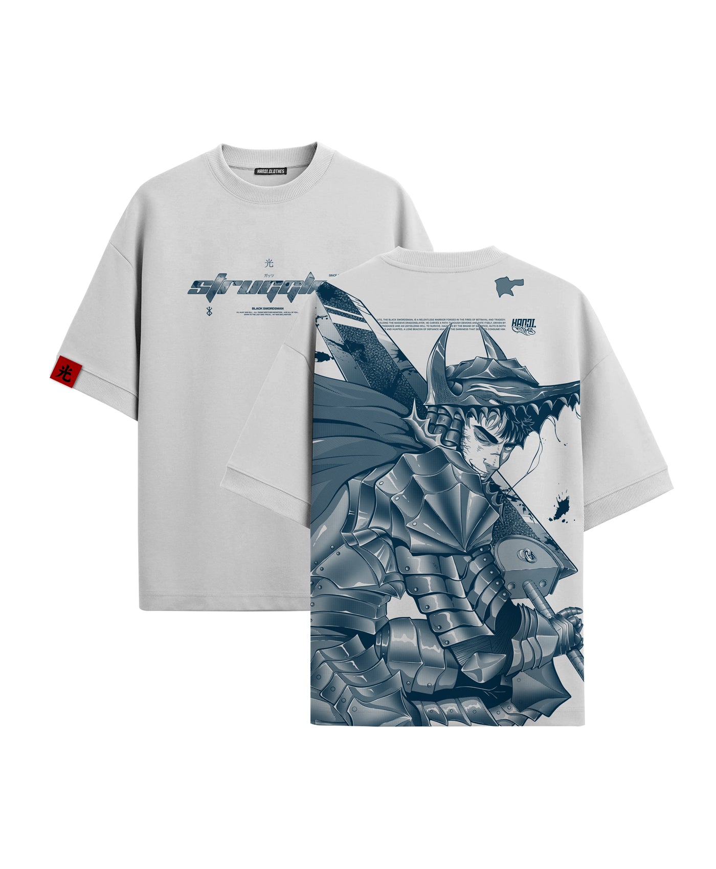 Polera Oversize Anime Berserk Guts