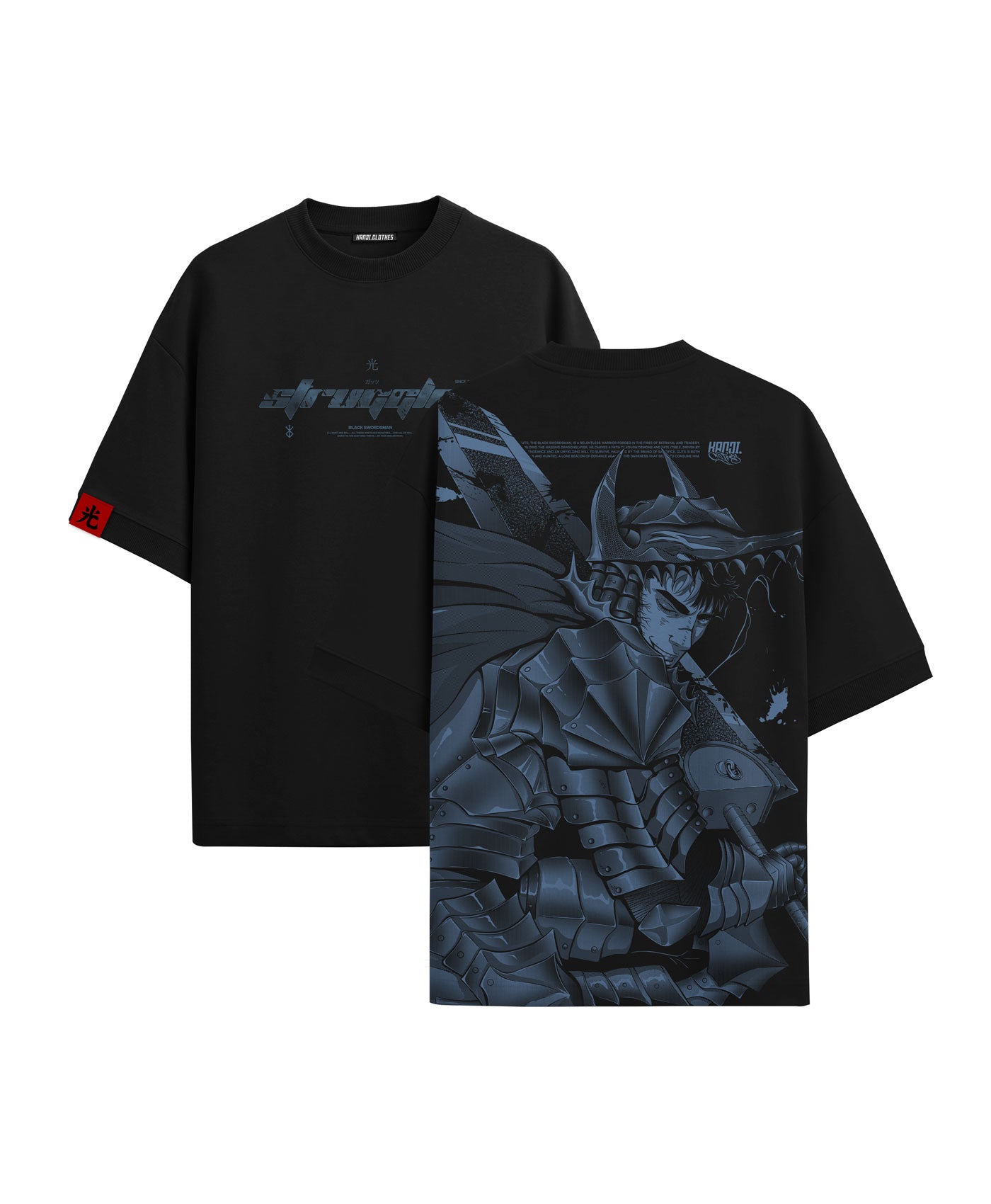 Polera Oversize Anime Berserk Guts