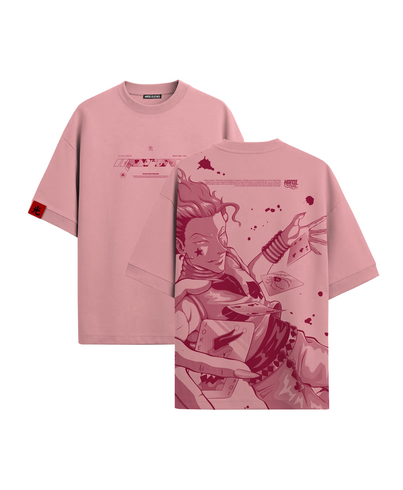 Polera Oversize Anime Hunter x Hunter Hisoka