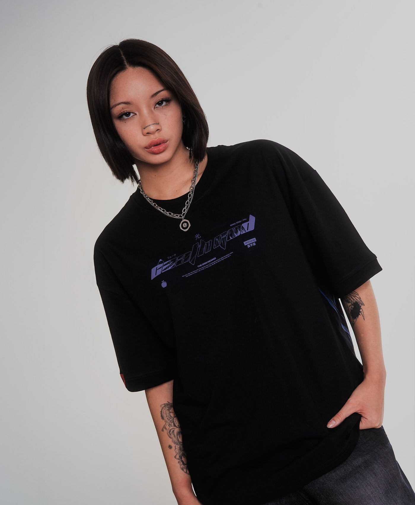 Polera Oversize Anime Death Note Ryuk