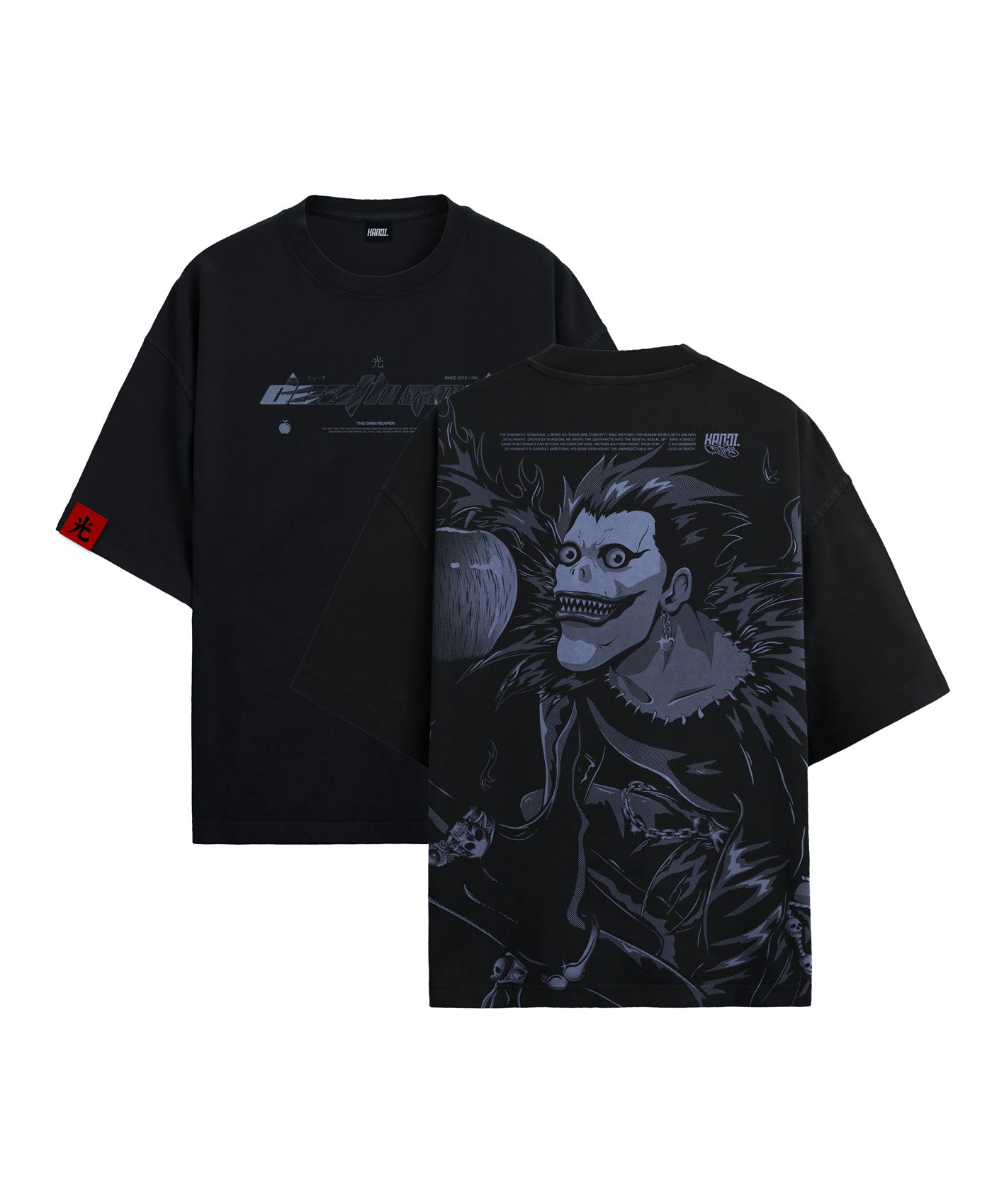 Polera Oversize Anime Death Note Ryuk #color_negro