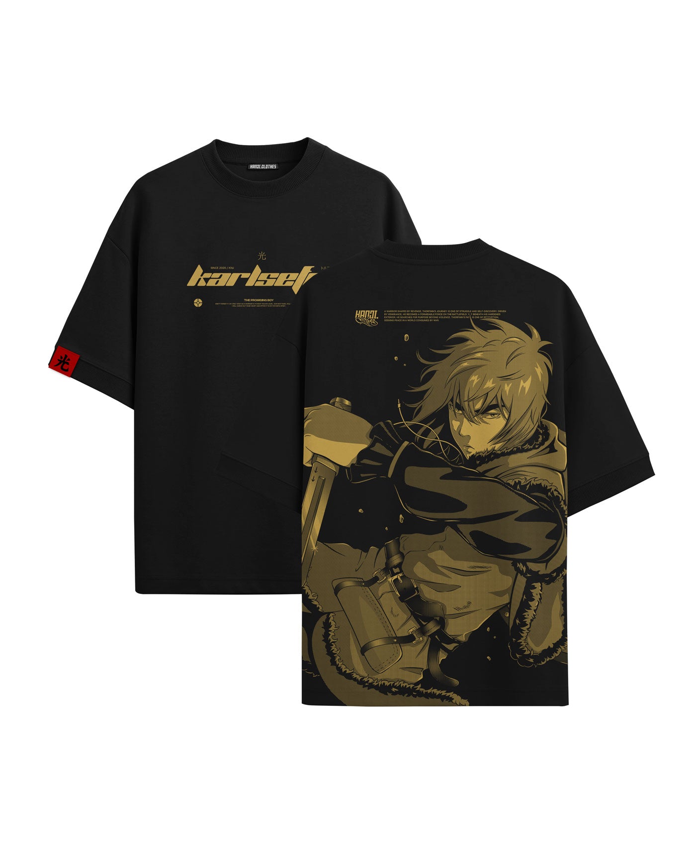 Polera Oversize Anime Vinland Saga Thorfinn