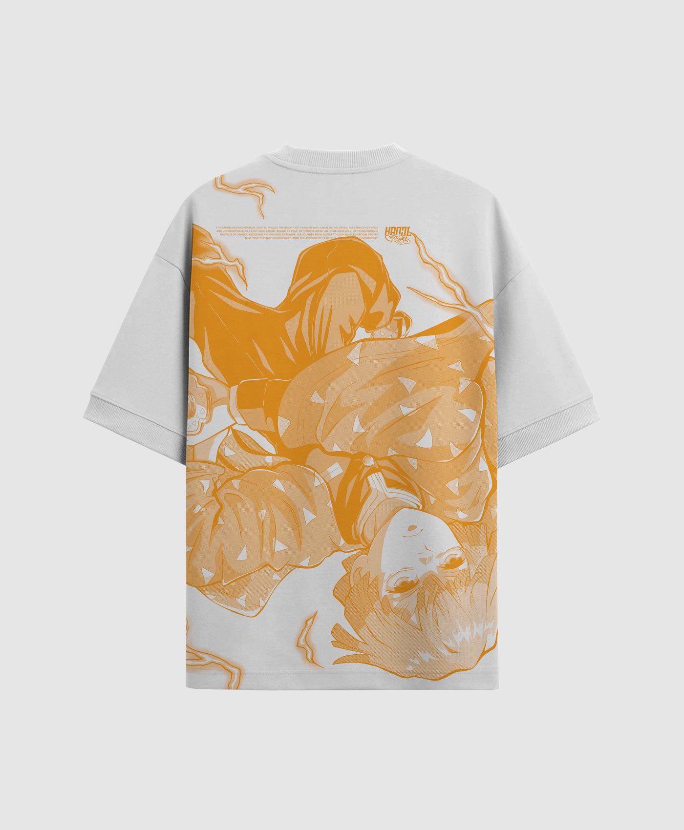 Polera Oversize Anime Kimetsu no Yaiba / Demon Slayer Zenitsu