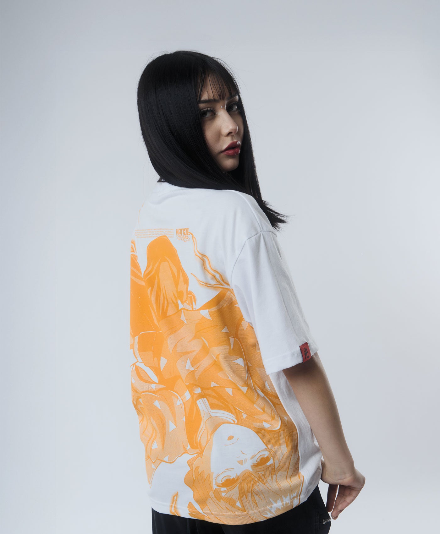 Polera Oversize Anime Kimetsu no Yaiba / Demon Slayer Zenitsu