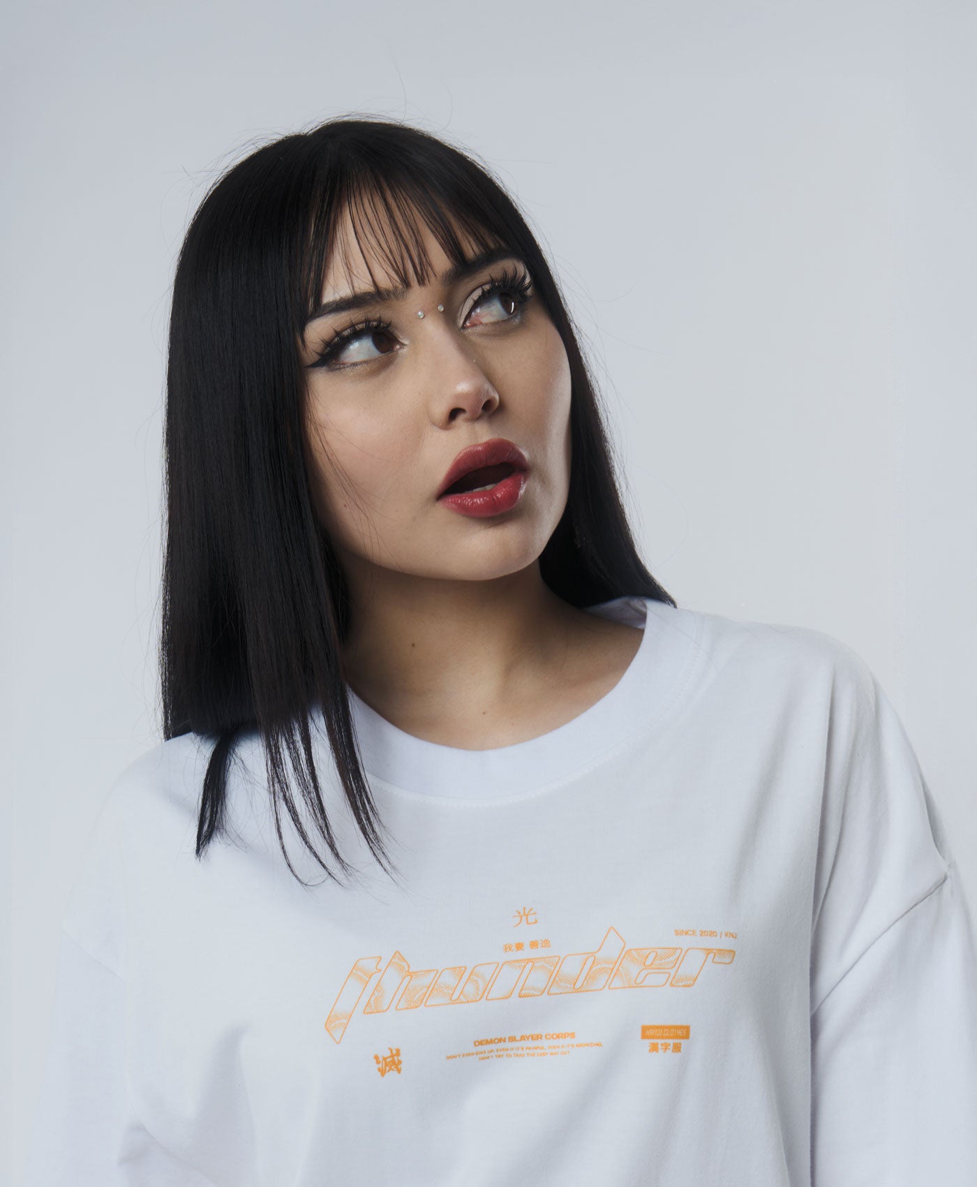 Polera Oversize Anime Kimetsu no Yaiba / Demon Slayer Zenitsu