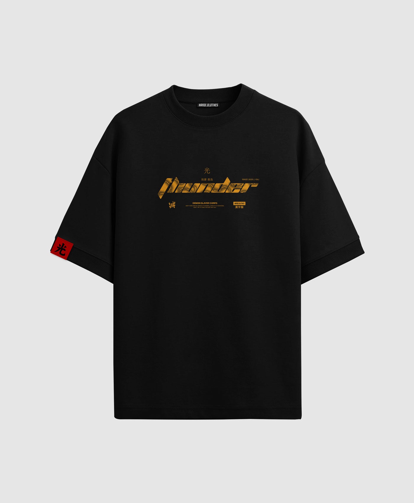 Polera Oversize Anime Kimetsu no Yaiba / Demon Slayer Zenitsu