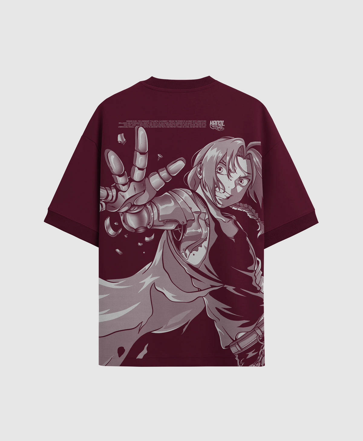 Polera Oversize Anime Fullmetal Alchemist Edward Elric