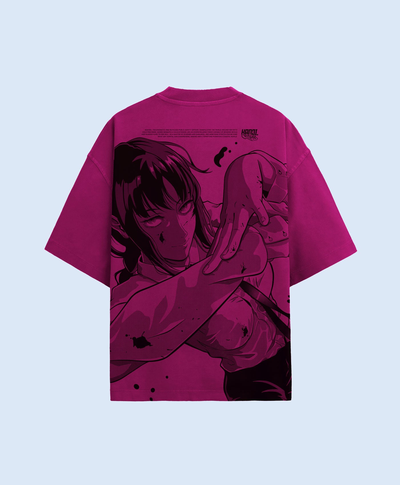 Polera Oversize Anime Chainsaw Man Makima