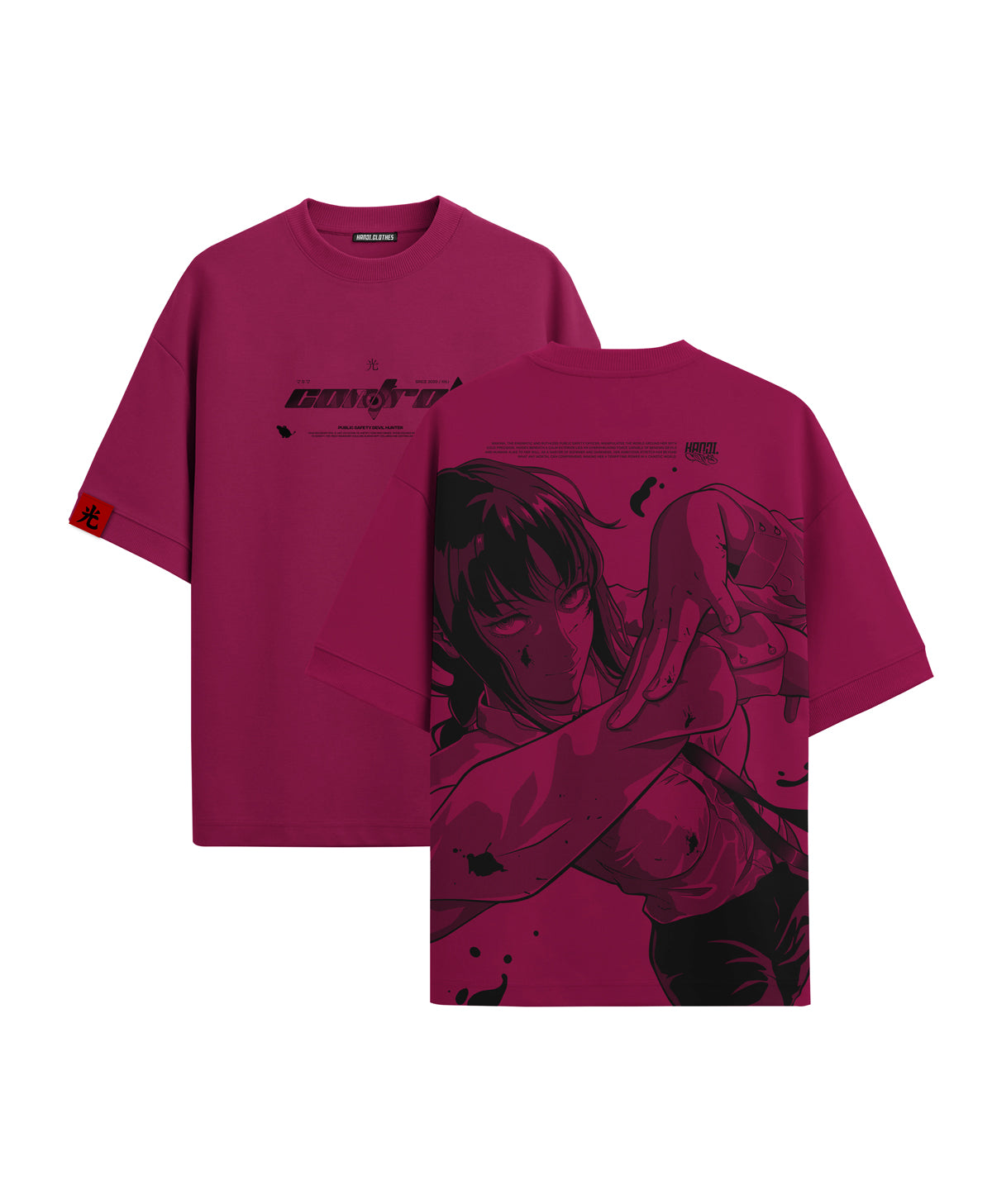 Polera Oversize Anime Chainsaw Man Makima