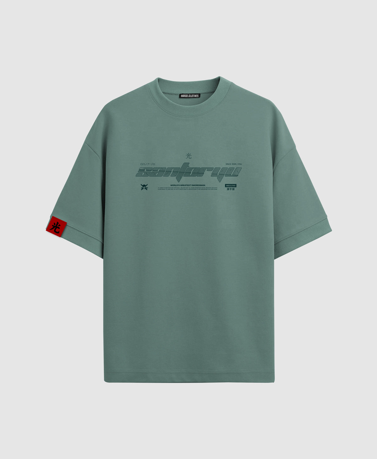 Polera Oversize Anime One Piece Roronoa Zoro