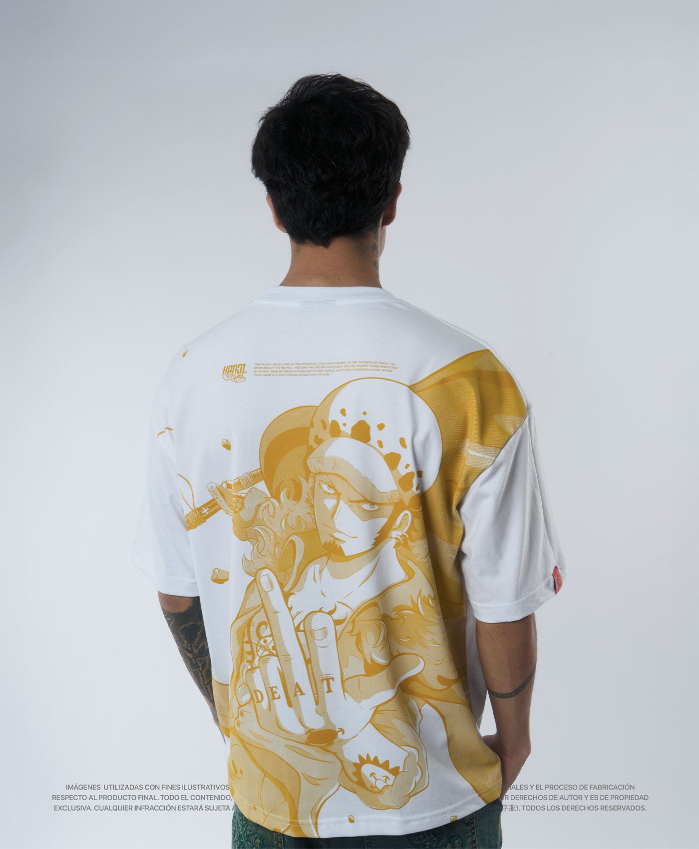 Polera Oversize Anime One Piece Trafalgar Law