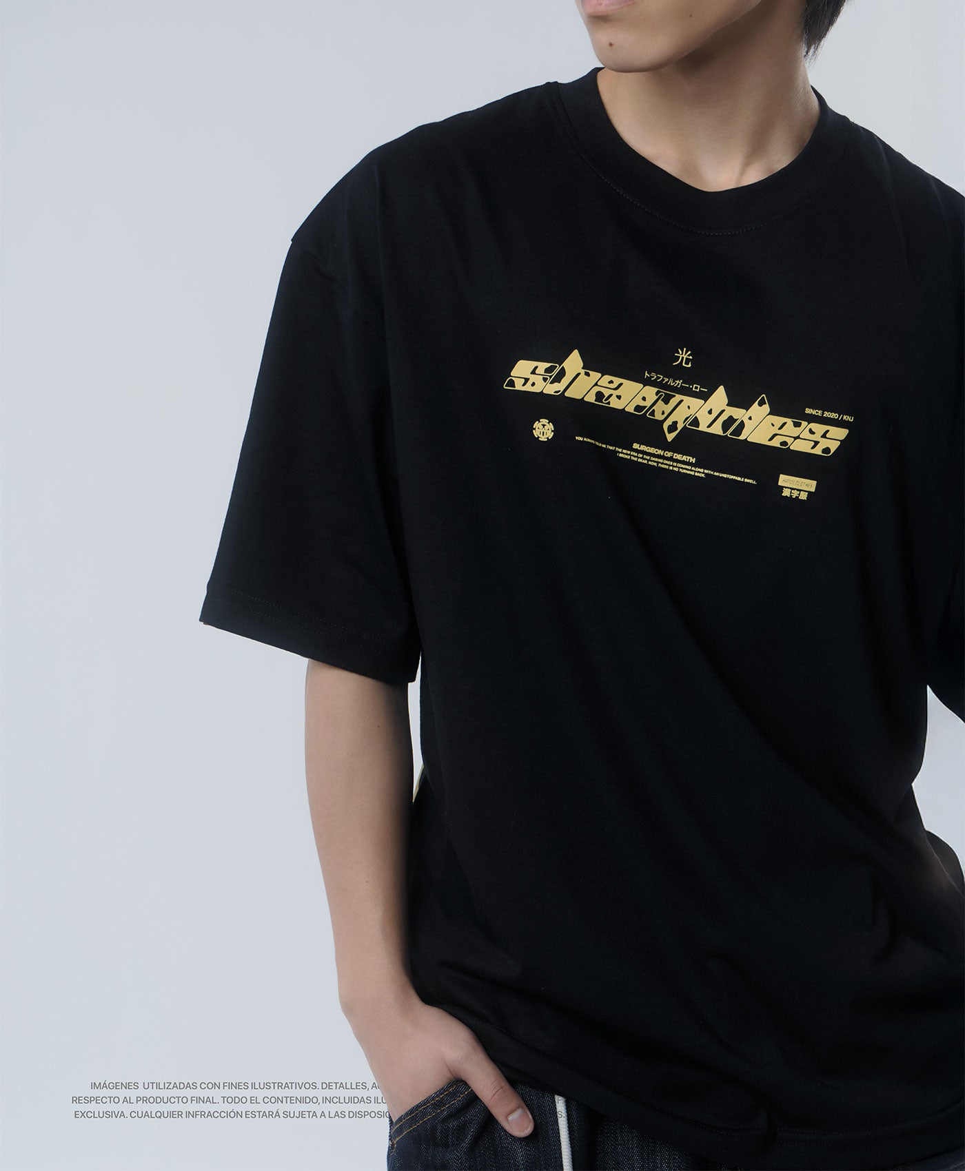 Polera Oversize Anime One Piece Trafalgar Law