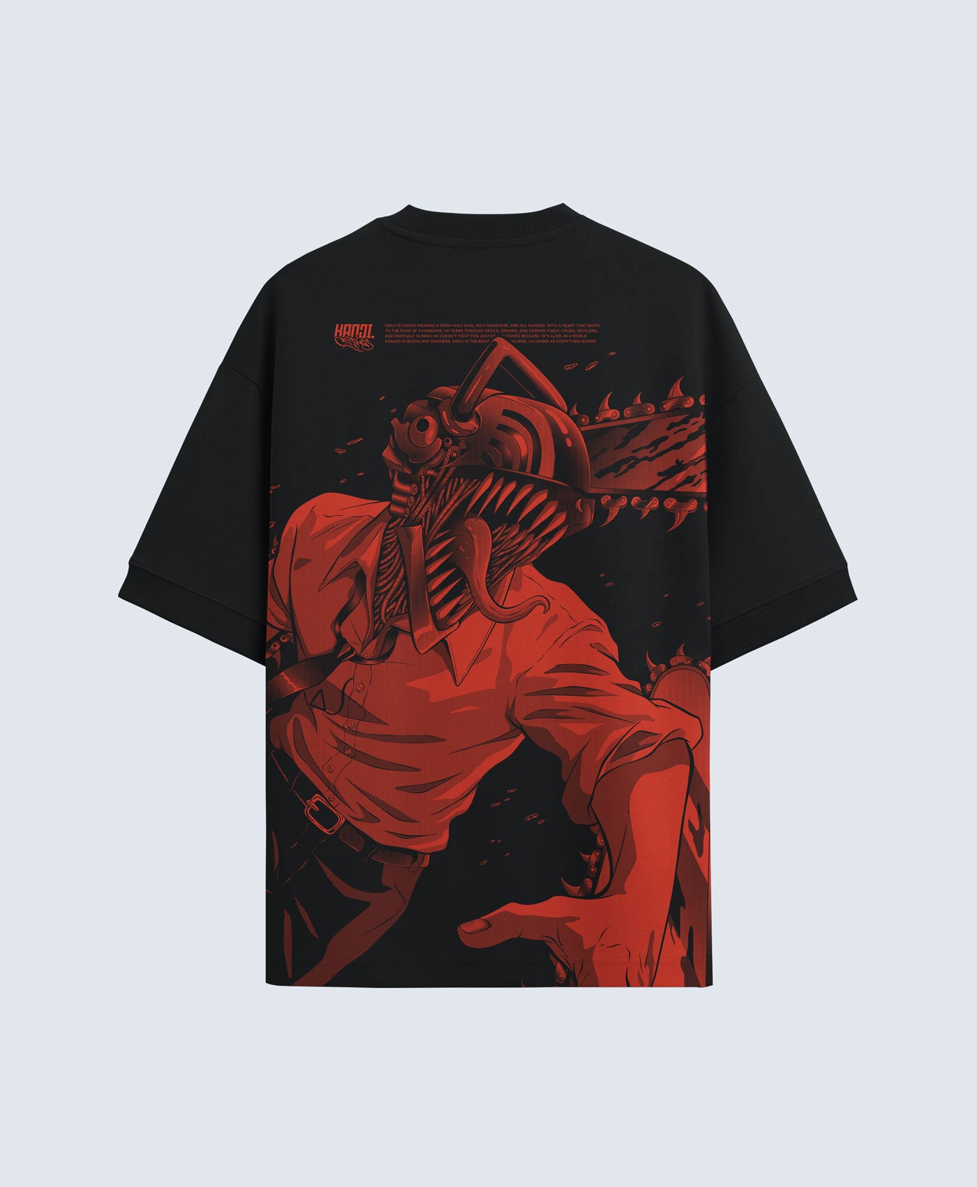Polera Oversize Anime Chainsaw Man Denji