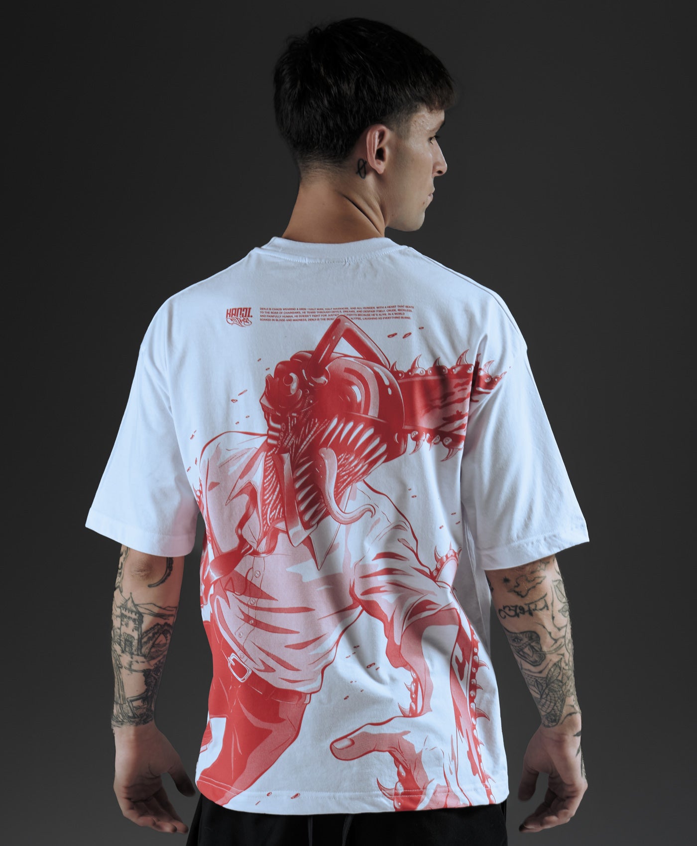Polera Oversize Anime Chainsaw Man Denji