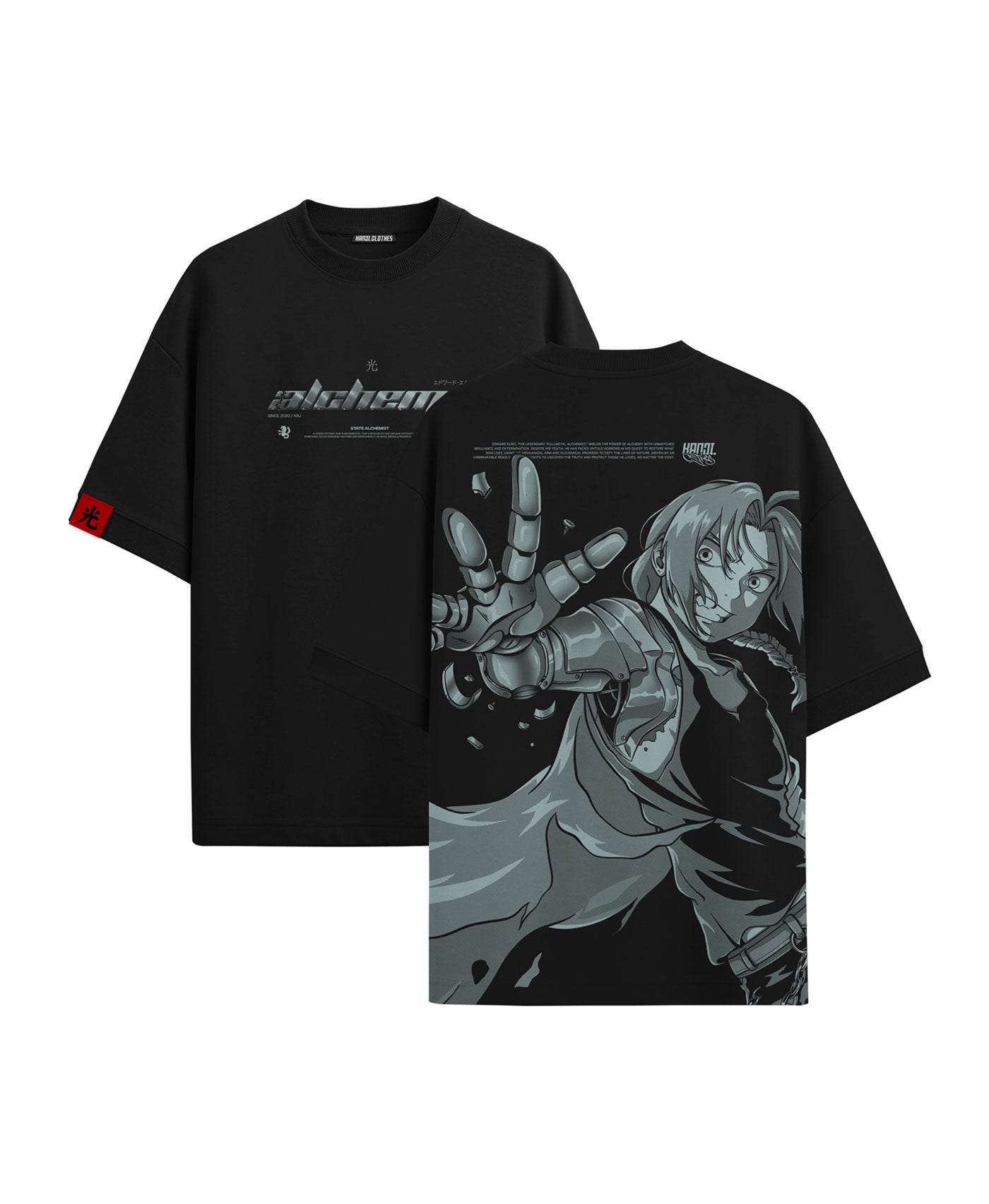 Polera Oversize Anime Fullmetal Alchemist Edward Elric