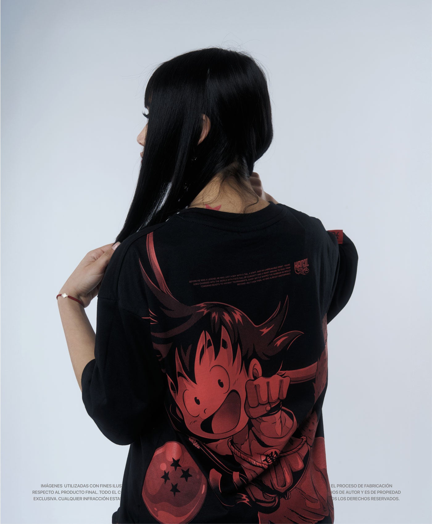 Polera Oversize Anime Dragon Ball Son Goku