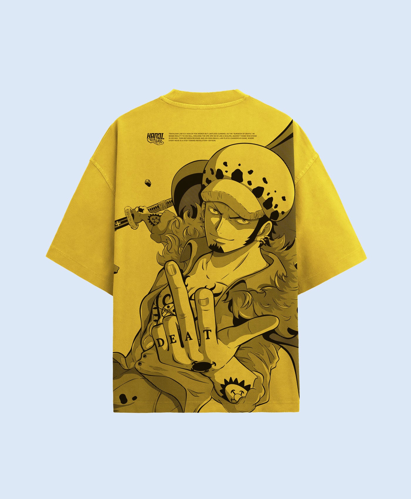 Polera Oversize Anime One Piece Trafalgar Law