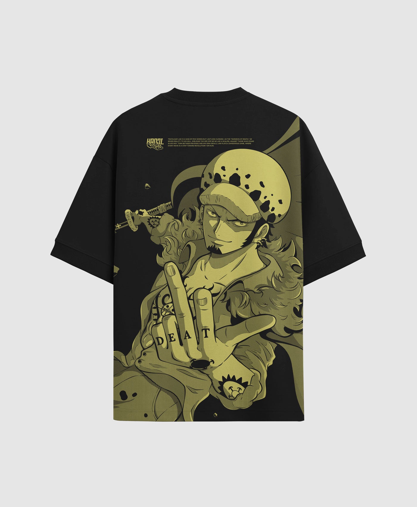 Polera Oversize Anime One Piece Trafalgar Law