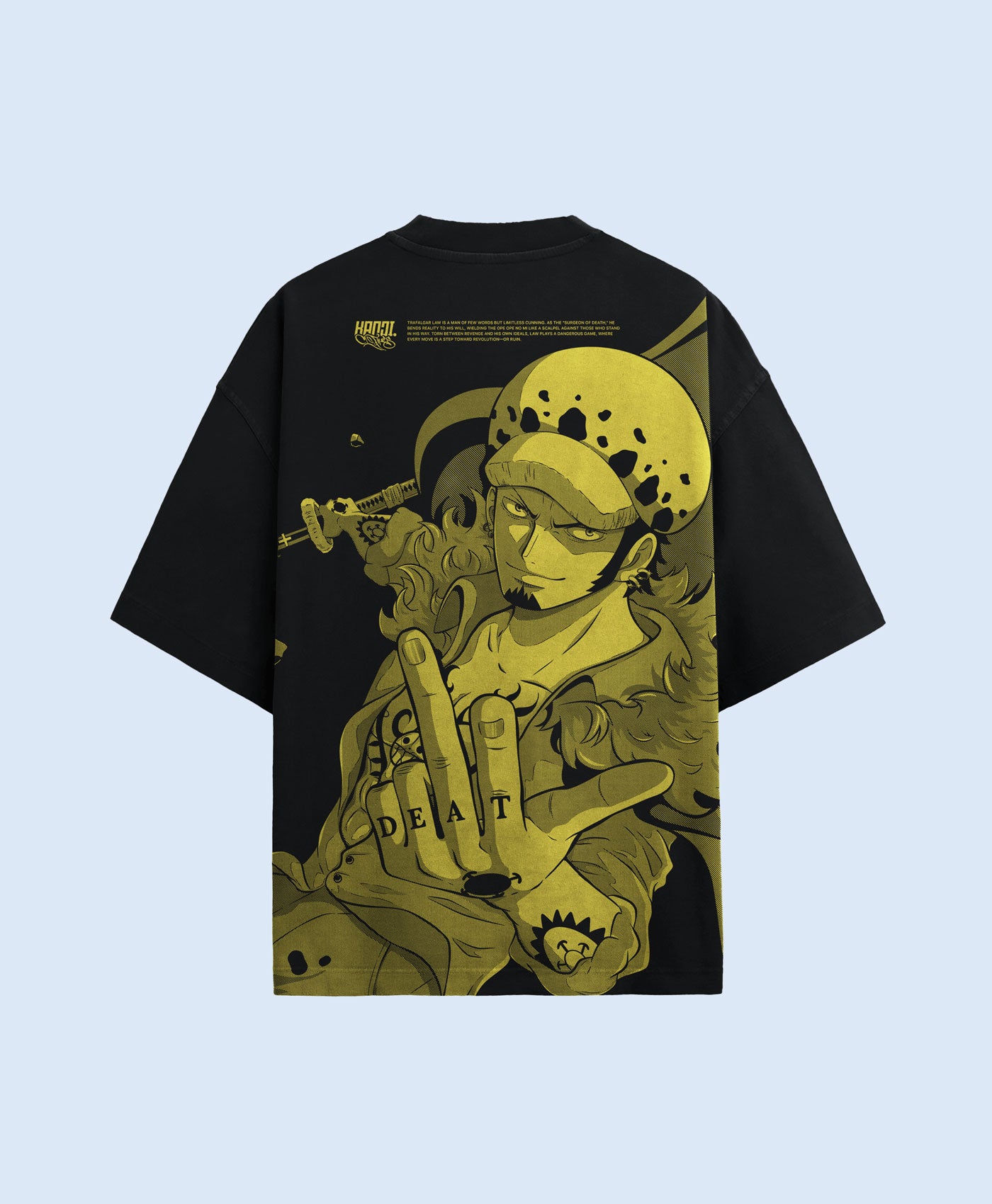 Polera Oversize Anime One Piece Trafalgar Law