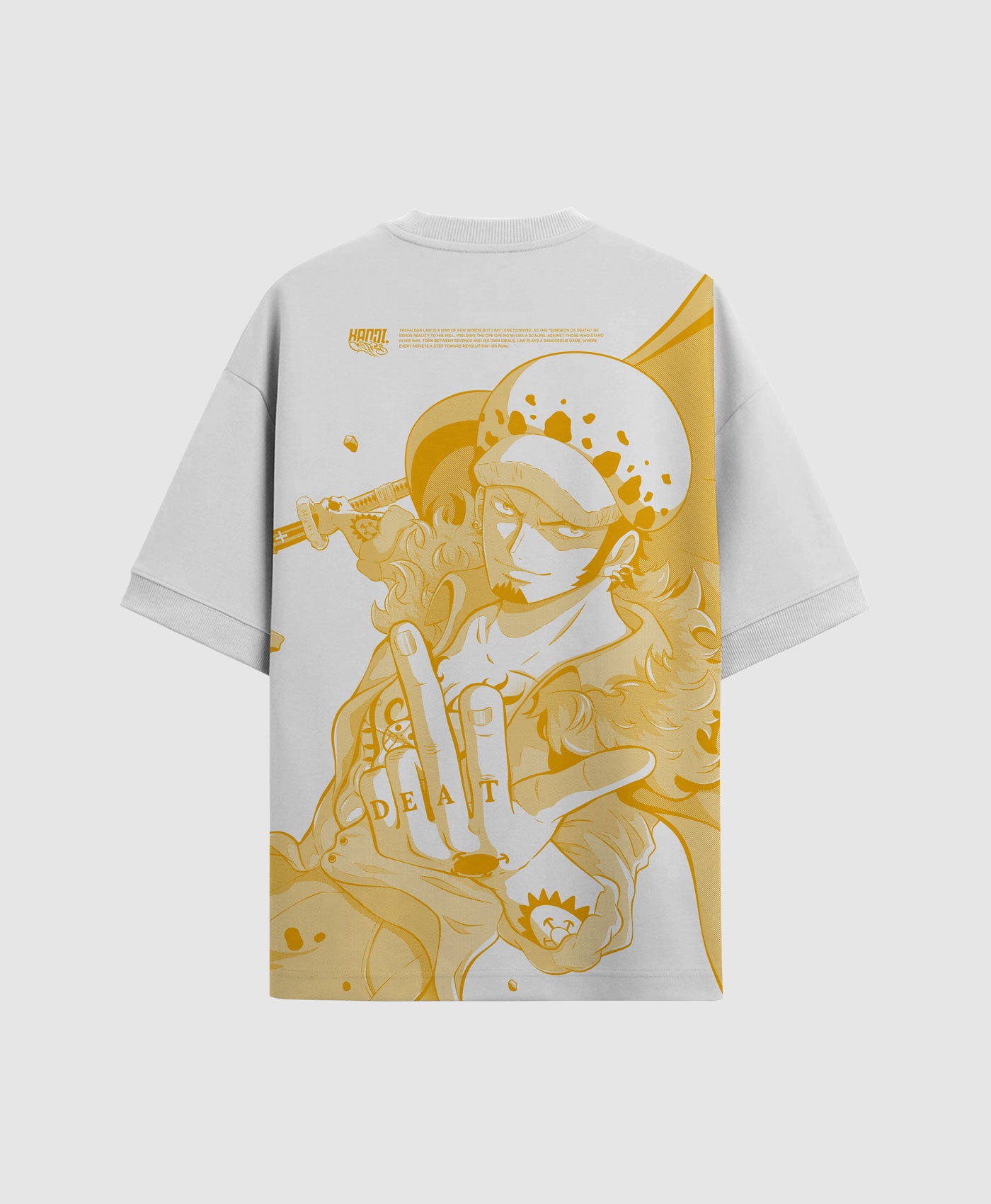 Polera Oversize Anime One Piece Trafalgar Law