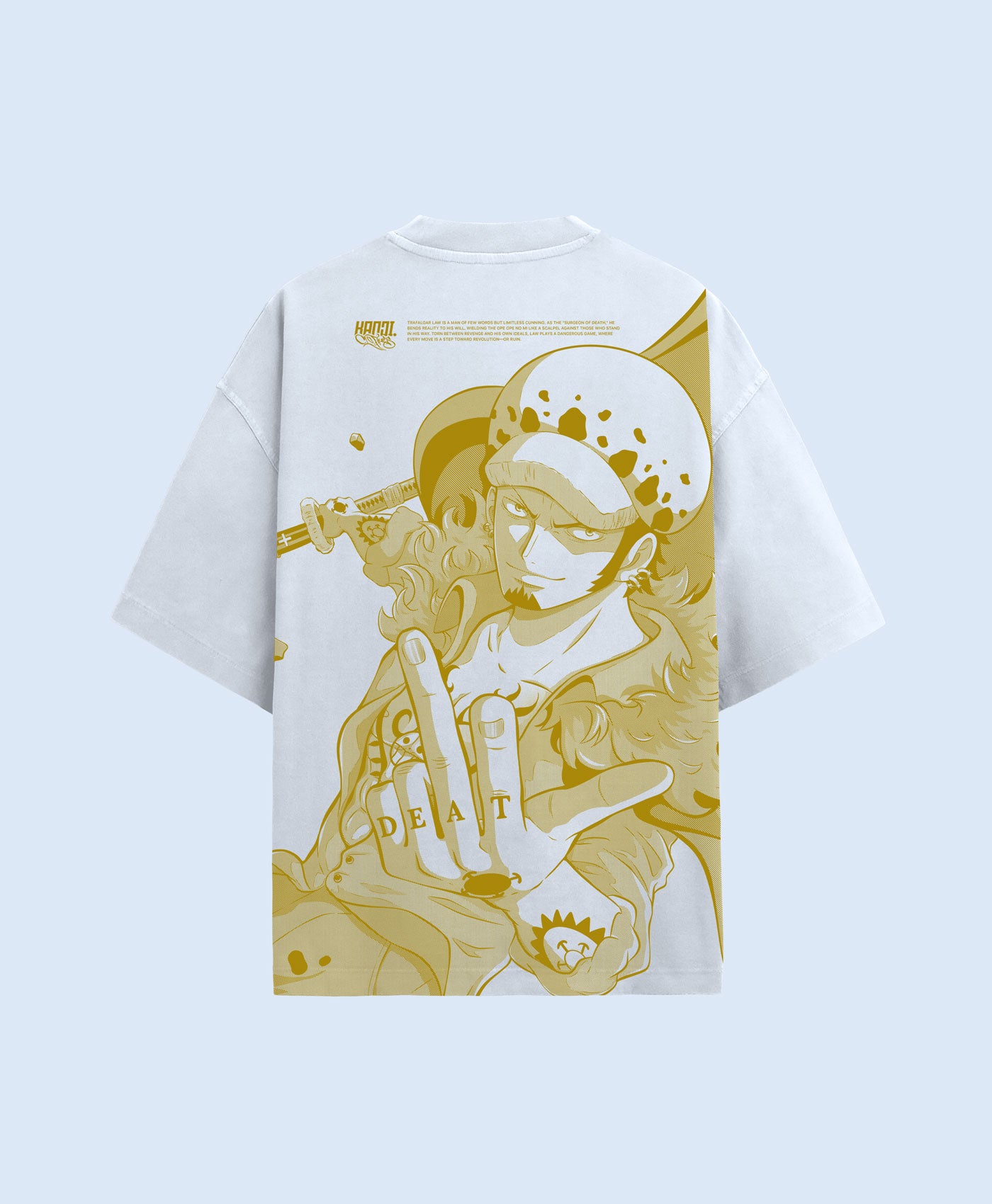 Polera Oversize Anime One Piece Trafalgar Law