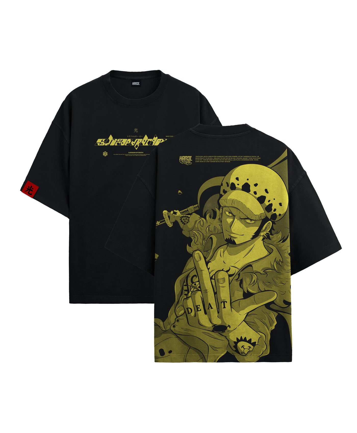 Polera Oversize Anime One Piece Trafalgar Law