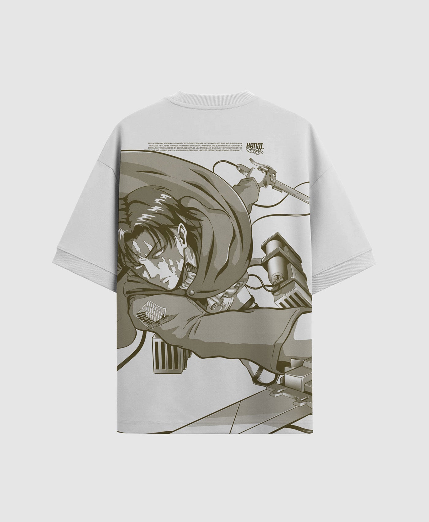 Polera Oversize Anime Shingeki no Kyojin Levi