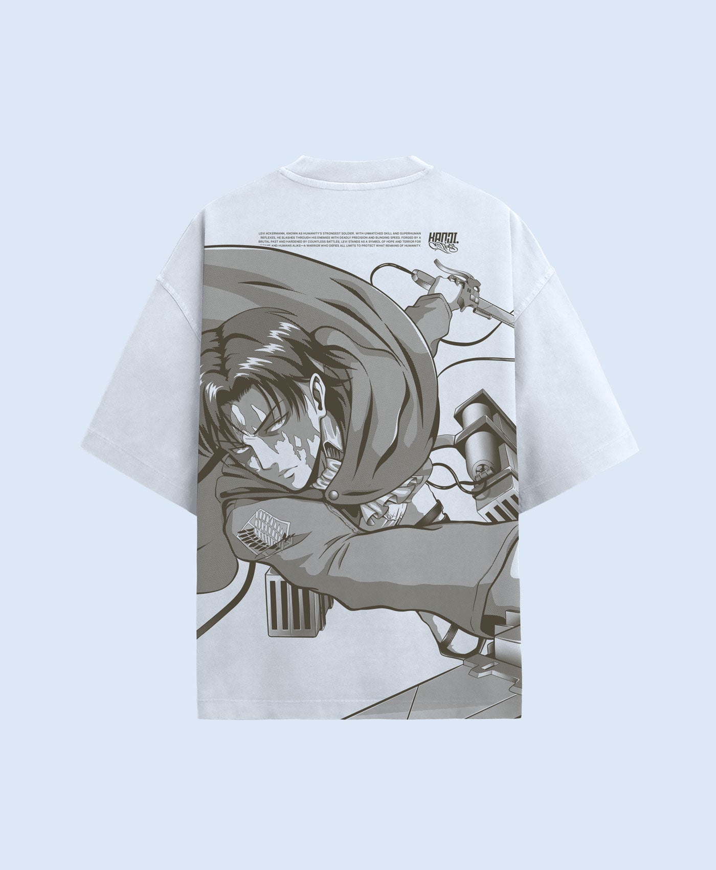 Polera Oversize Anime Shingeki no Kyojin Levi