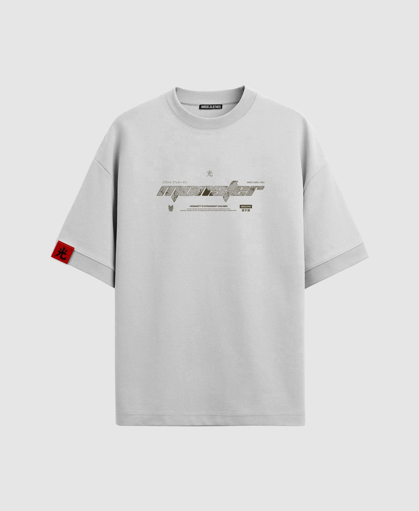 Polera Oversize Anime Shingeki no Kyojin Levi