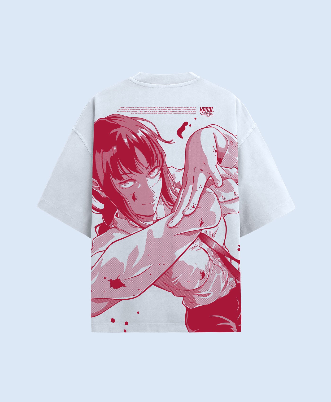 Polera Oversize Anime Chainsaw Man Makima