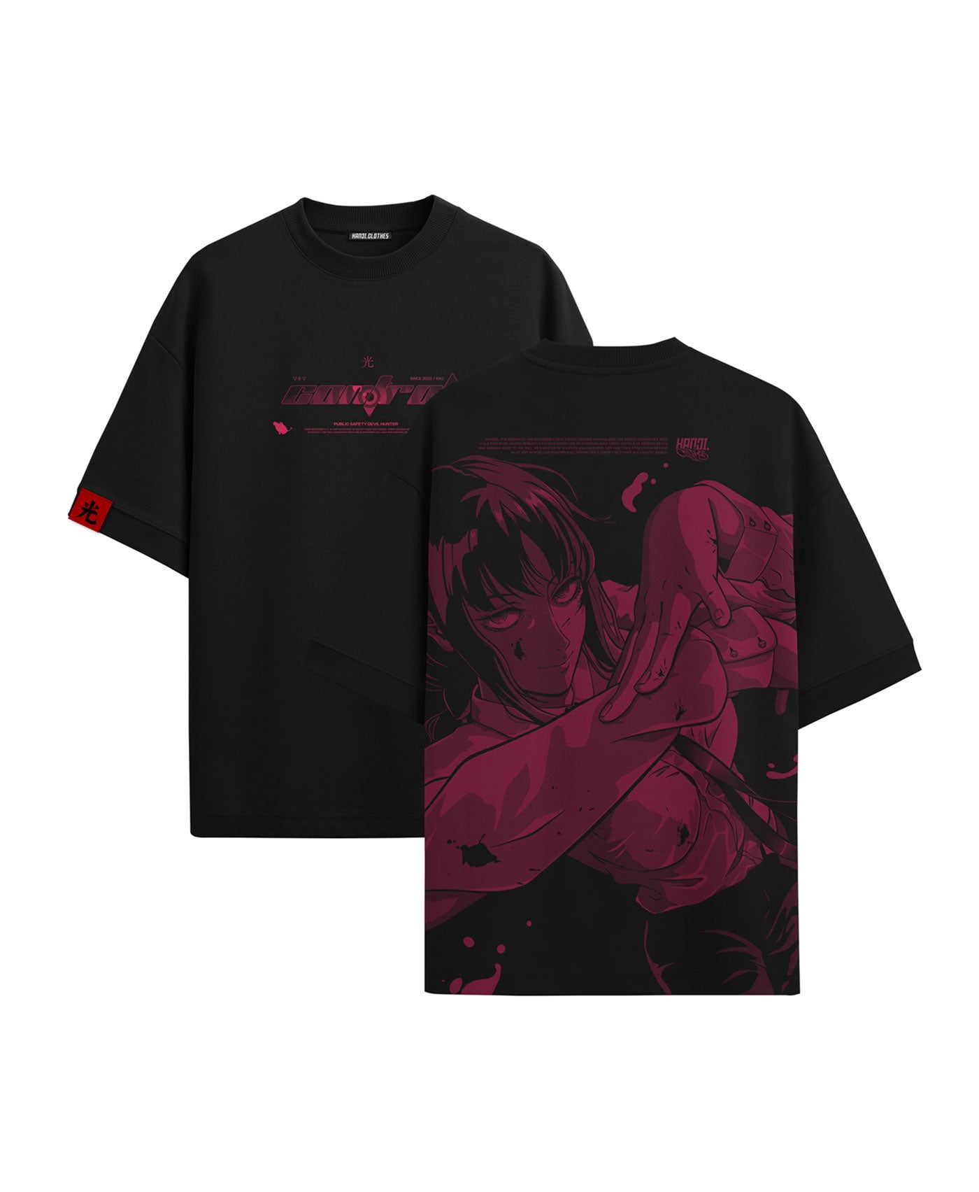Polera Oversize Anime Chainsaw Man Makima