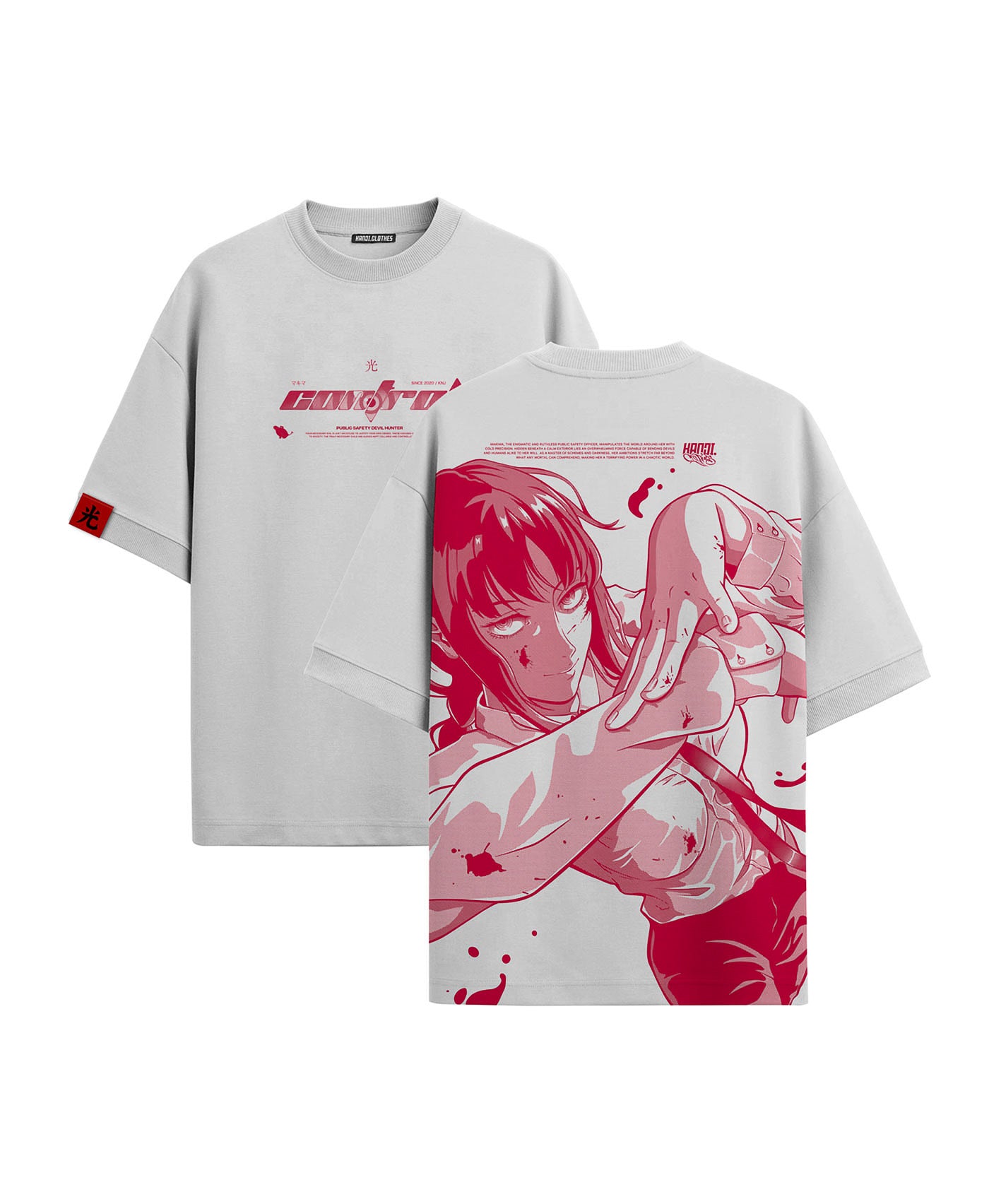 Polera Oversize Anime Chainsaw Man Makima