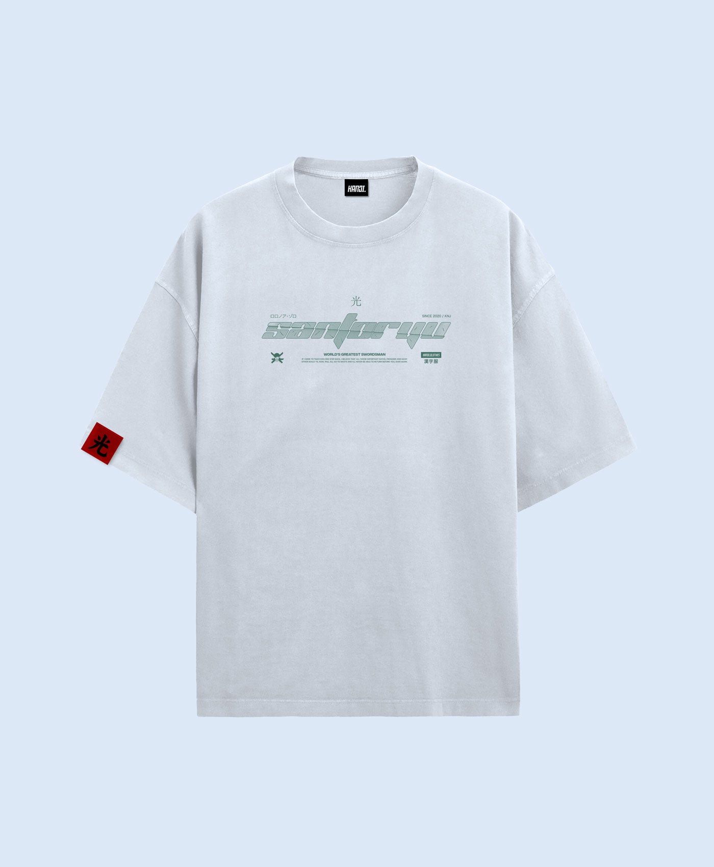 Polera Oversize Anime One Piece Roronoa Zoro