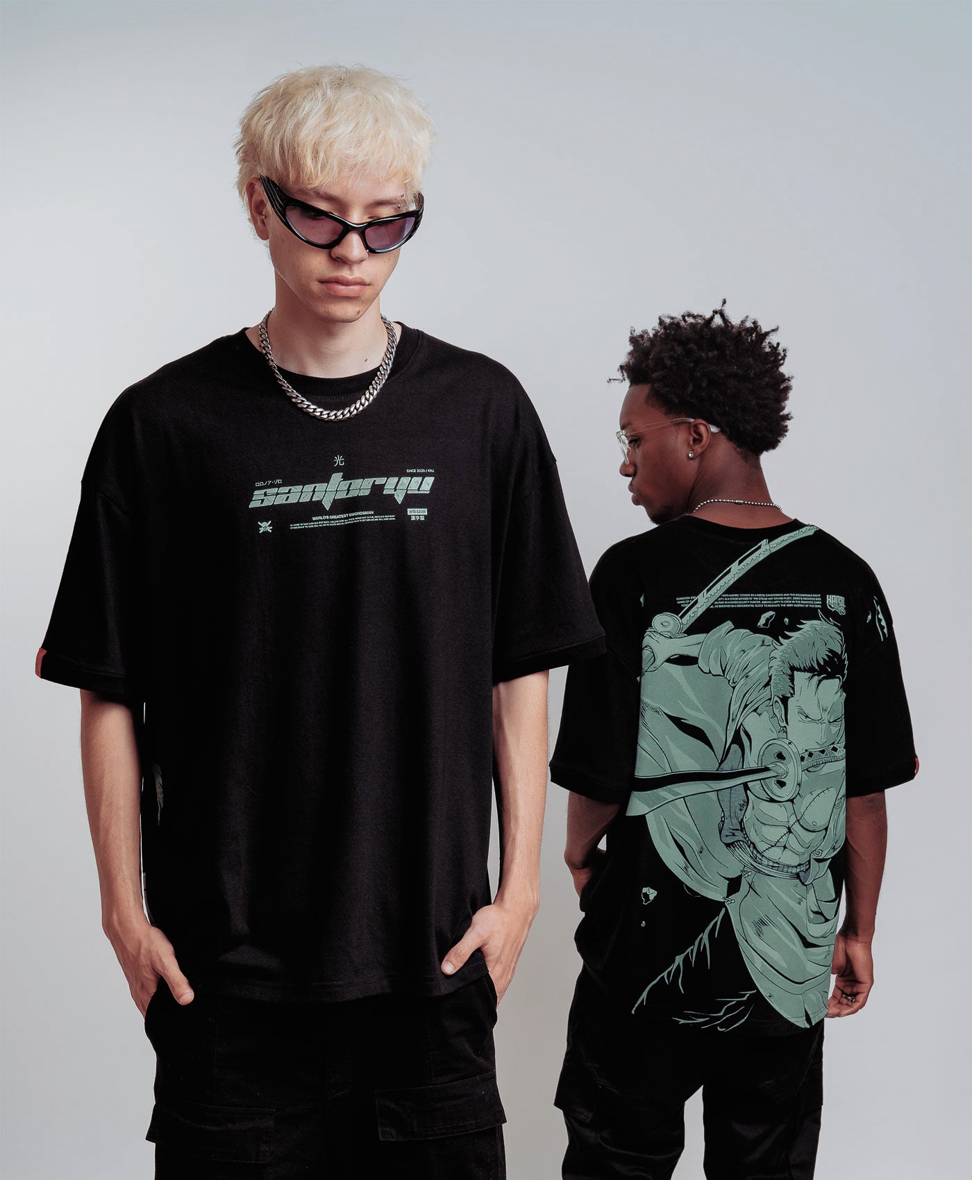 Polera Oversize Anime One Piece Roronoa Zoro